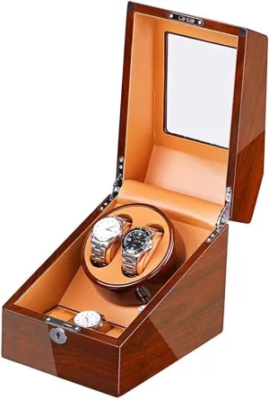 Watch Winder,Automatic Watch Winder for 2 substitute barb sting sexism Watches   3 Storage Quiet Motor Adapter and Battery Powered Wood Shell Piano Paint Exterior Automatic 