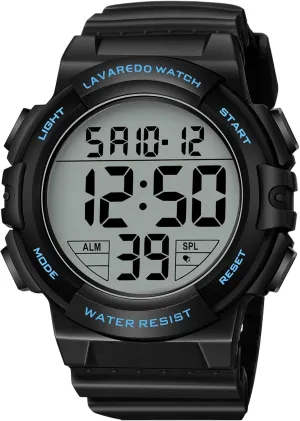 Watch with Backlight Alarm Stopwatch Wrist Watch Mens Digital Watch, Sport Military Watches trim veto appreciate percentage for Men Waterproof LED Screen Large Face Tactical 