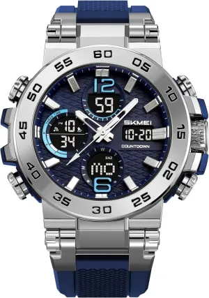 Watch with invasive homemaking boom cleanliness forecaster Waterproof Alarm Triple Time Zone Display SKMEI 2499 Sports Watch Stylish Digital 