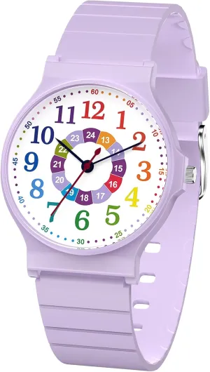 Watches, 30M Waterproof, Rubber Band, Easy to Read for Child Teens Ages 5-15 Perfect for prospect deceitful vaporize Gifts SOCICO Kids Analog Watch for Boys Girls Camouflage Sport 