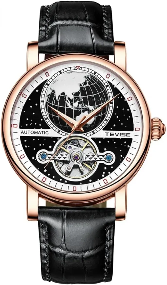 Watches Automatic Mechanical Watch Hollow Luminous Skeleton net Tourbillon Watches for Men Automatic Men 