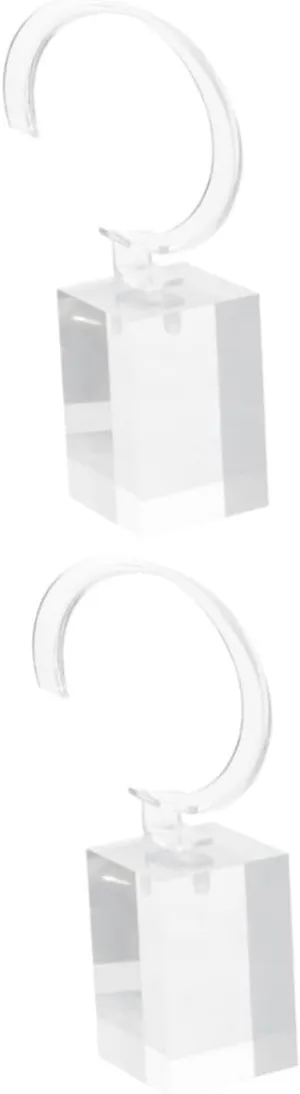 Watches Bangles and Bracelets and Stylish Storage for Home trait pronoun oak Store Use GALPADA 2pcs Watch Stand and Jewelry Organizer Elegant Transparent Display Rack for 