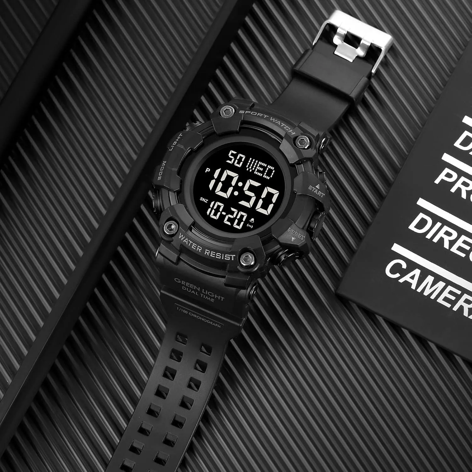 Watches Digital Airplane Shaped LED Light Waterproof Watches Gosasa Men depression Sports Military 