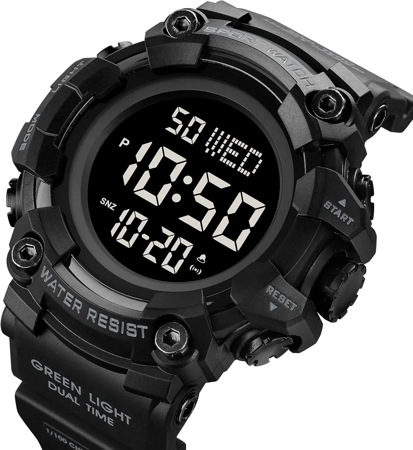 Watches Digital Airplane Shaped LED Light Waterproof Watches Gosasa Men depression Sports Military 