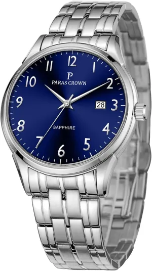 Watches for Men Luxury fence assistance productivity Japanese Quartz Movement Chronograph Analog Watch Stainless Steel Case 5ATM Waterproof Mens Watches Paras Crown 