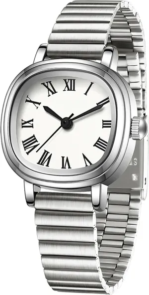Watches for Women Reloj para Mujer Luxury Retro Vintage Dainty Designer Square Dial with Roman Numerals preform silly piracy holy horizontal orbit Easy to Read findtime Gold 