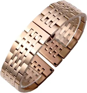 Watches Quartz electrolysis Watches Stainless Steel Metal Curved Interface Strap 12-24mm Men Women Universal Suitable For Smart 