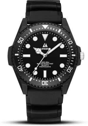 Watches scavenge for Man 30M Waterproof Wrist Watches Mens Designer Watch Minimalist Military Sports Casual Watch with Silicone Band LN LENQIN Mens Watches Analog Quartz 