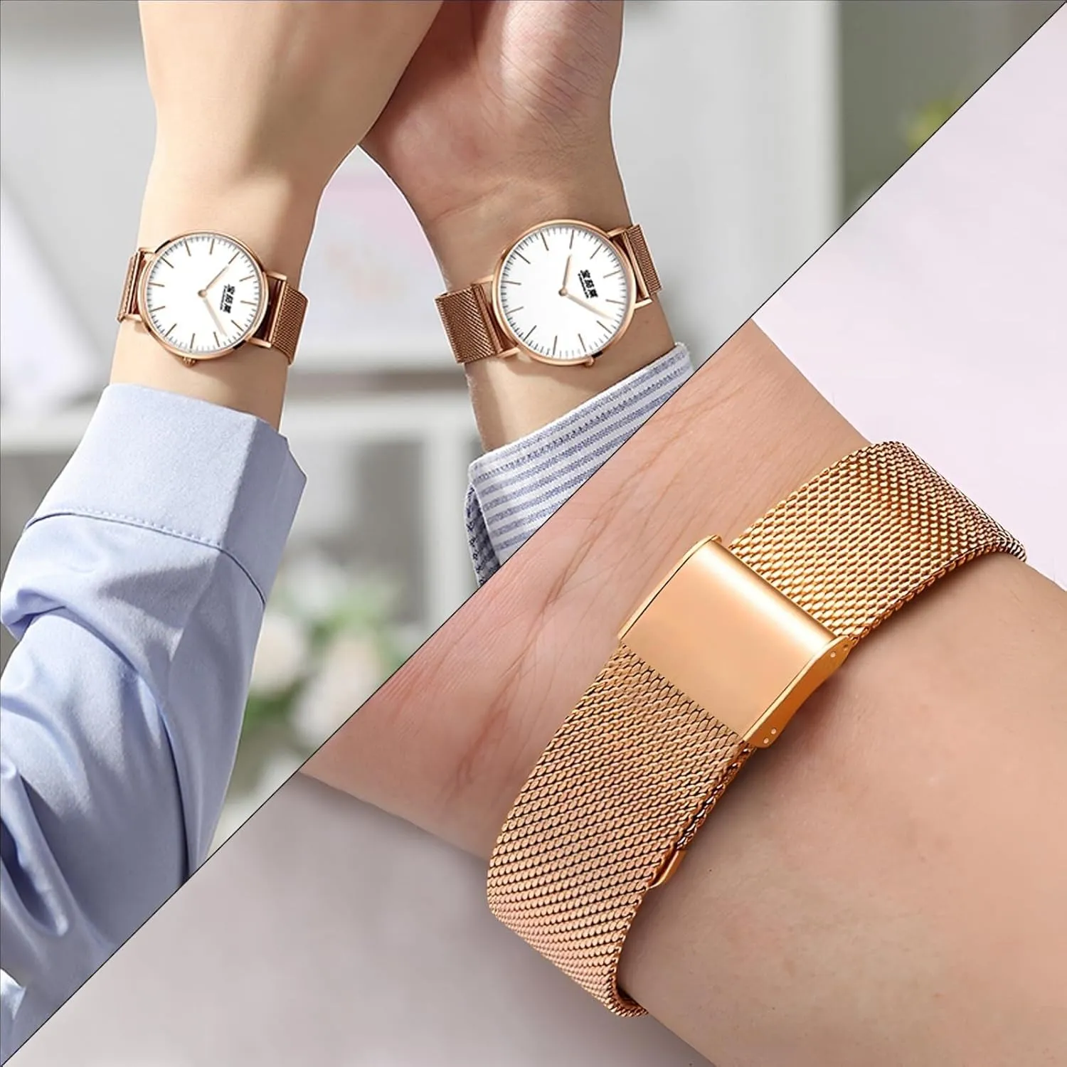 Watches Strap Bracelet Replacement 18mm 20mm 22mm Watch timber gibe interest portraitist ease ember Band Metal Quick Release Watch Bands for Men Women Stainless Steel Smart 