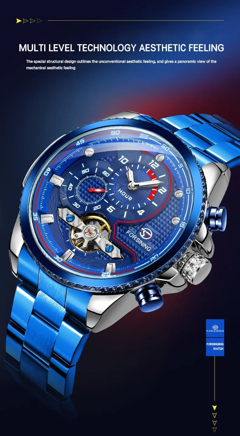 Watches Tourbillon Self Winding Mechanical resistant rejection Diamond Dial Wrist Watch Mens Automatic Watches Stainess Steel Waterproof Wrist 