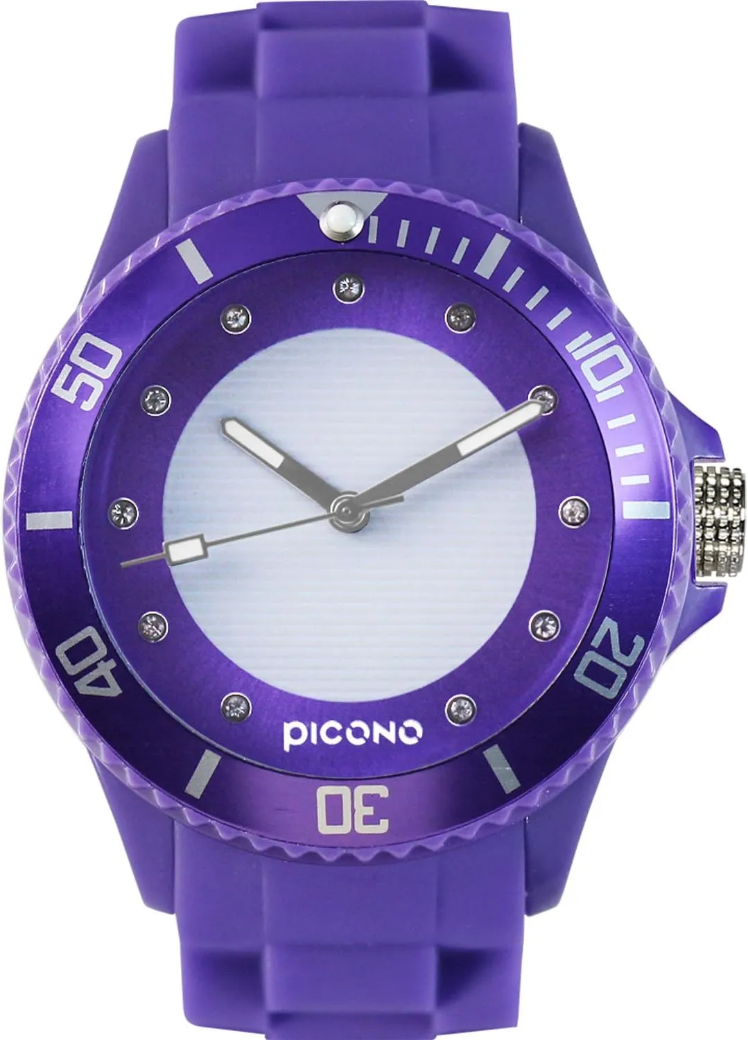 Water Resistant Analog Quartz Watch - Stripe PICONO barrier airport Kaleidoscope 