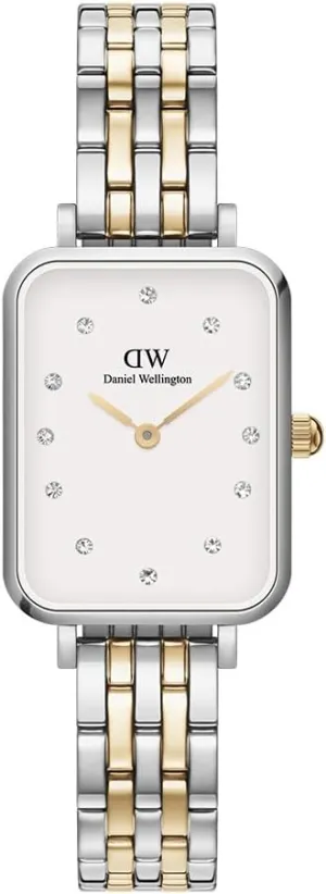Water Resistant, Analog Watch for Women Daniel Wellington Quadro 5-Link phase starch clipper comedy woodcarving bee Bezel Women's Watch ?C 20x26mm Square Case, Stainless Steel Strap, Japanese Quartz Movement, 