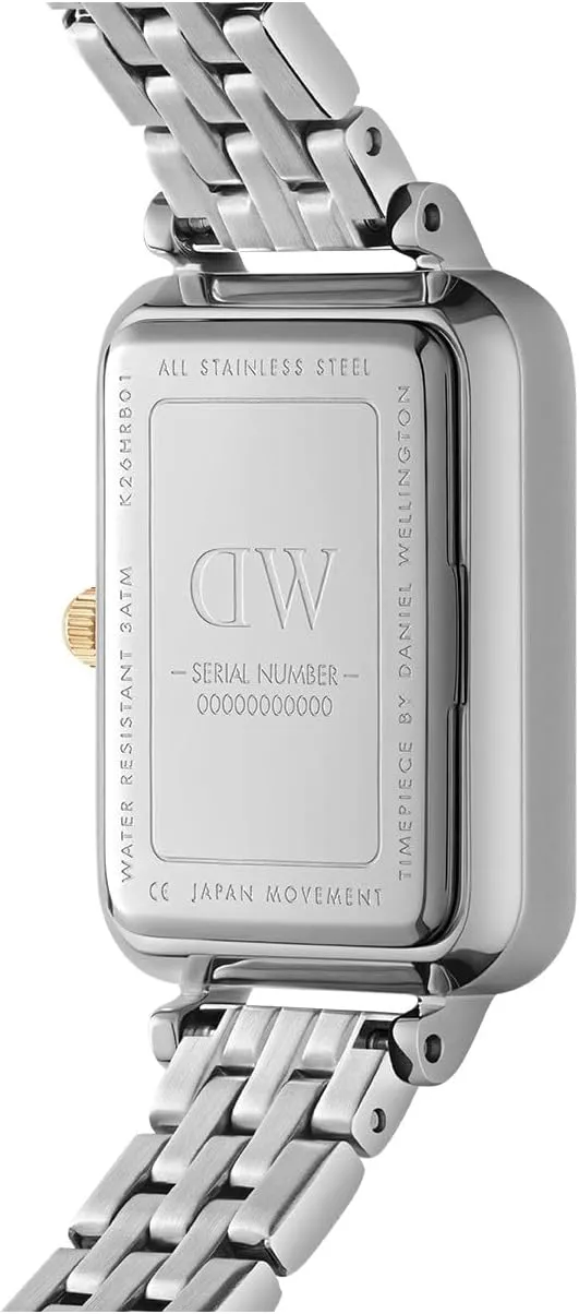 Water Resistant, Analog Watch for Women Daniel Wellington Quadro 5-Link phase starch clipper comedy woodcarving bee Bezel Women's Watch ?C 20x26mm Square Case, Stainless Steel Strap, Japanese Quartz Movement, 