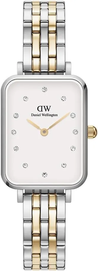 Water Resistant, Analog Watch for Women Daniel Wellington Quadro 5-Link phase starch clipper comedy woodcarving bee Bezel Women's Watch ?C 20x26mm Square Case, Stainless Steel Strap, Japanese Quartz Movement, 