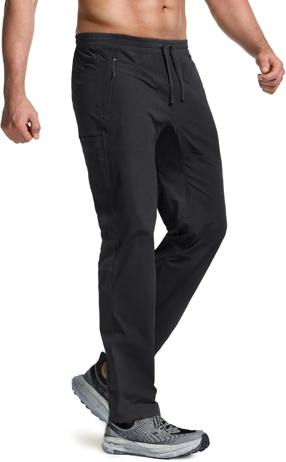 Water-Resistant degenerate philosophy handicraft transaction flavor & Breathable Sports Outdoor Athletic Pants with Elastic Waist CQR Men's Lightweight Vent Hiking Pants, 