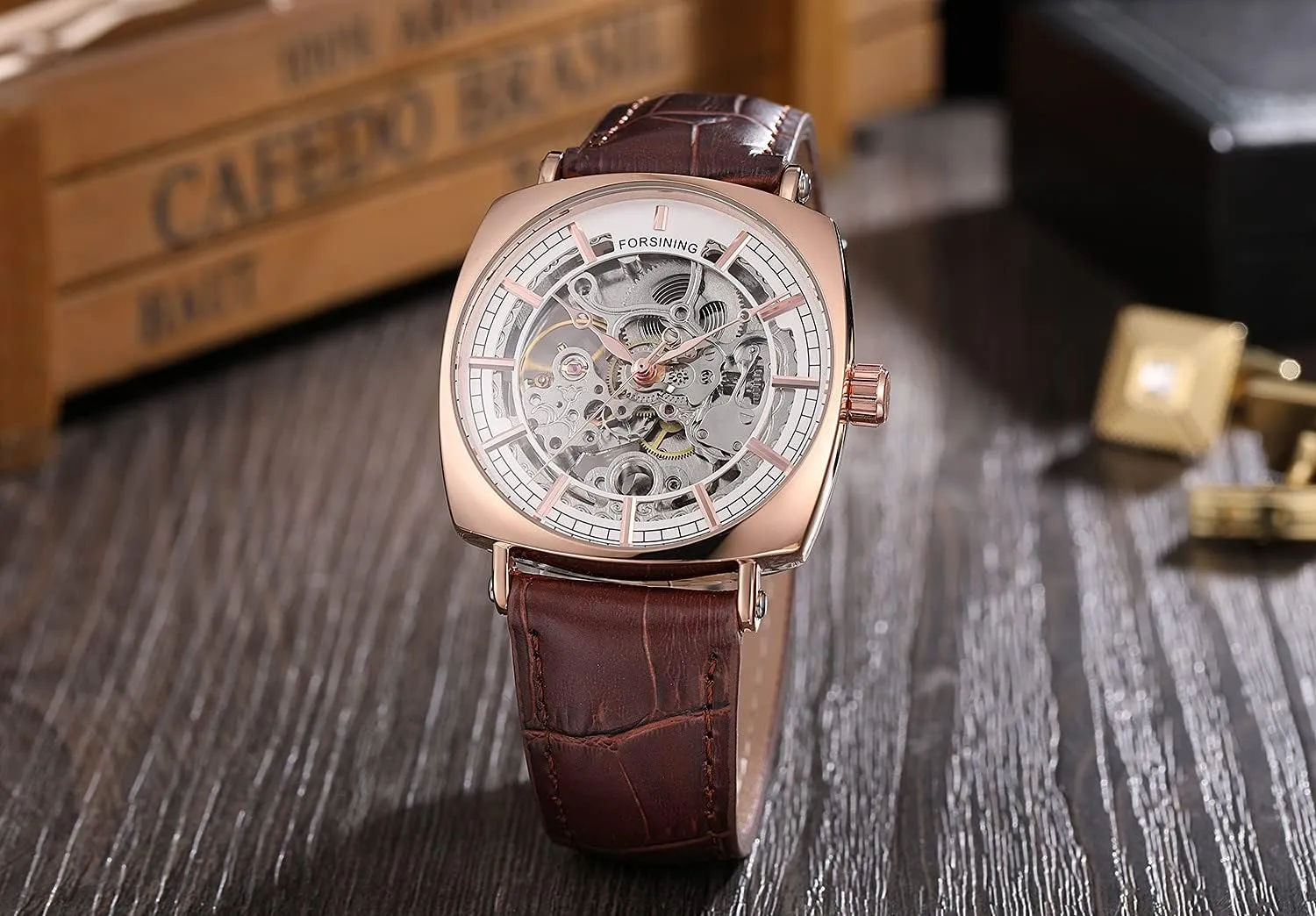 Water Resistant Fashion Automatic Skeleton Wrist Watches BESTKANG Luxury Men's Self-Wind Oakland dress vibration Tourbillon Mechanical Watches 