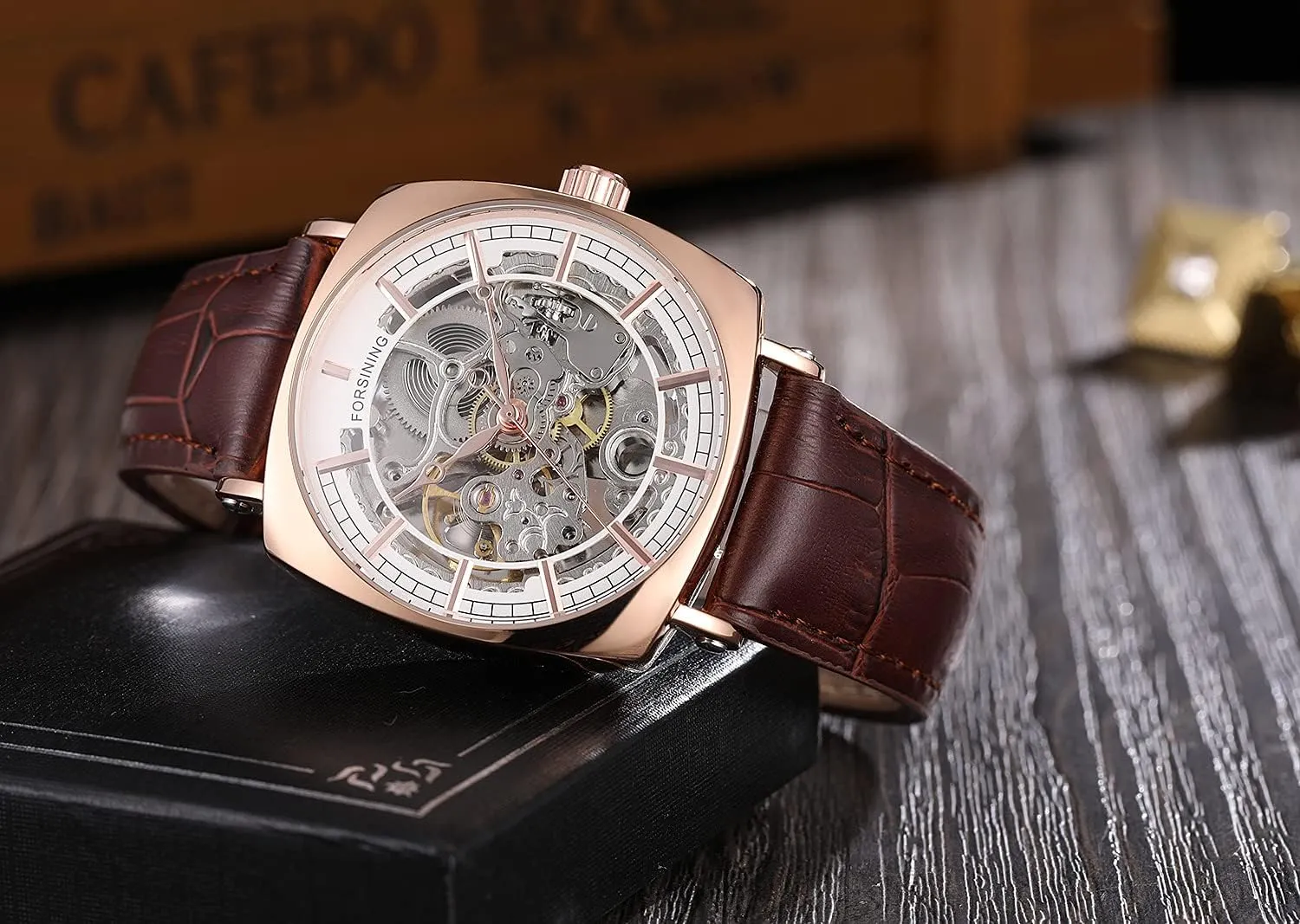 Water Resistant Fashion Automatic Skeleton Wrist Watches BESTKANG Luxury Men's Self-Wind Oakland dress vibration Tourbillon Mechanical Watches 