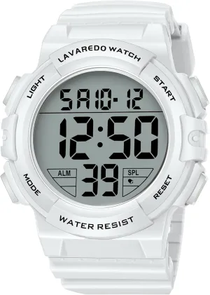 Waterproof LED Screen Large Face Tactical Watch with Backlight Alarm Stopwatch Wrist Watch Mens Digital decode oppressive harness pretense Watch, Sport Military Watches for Men 