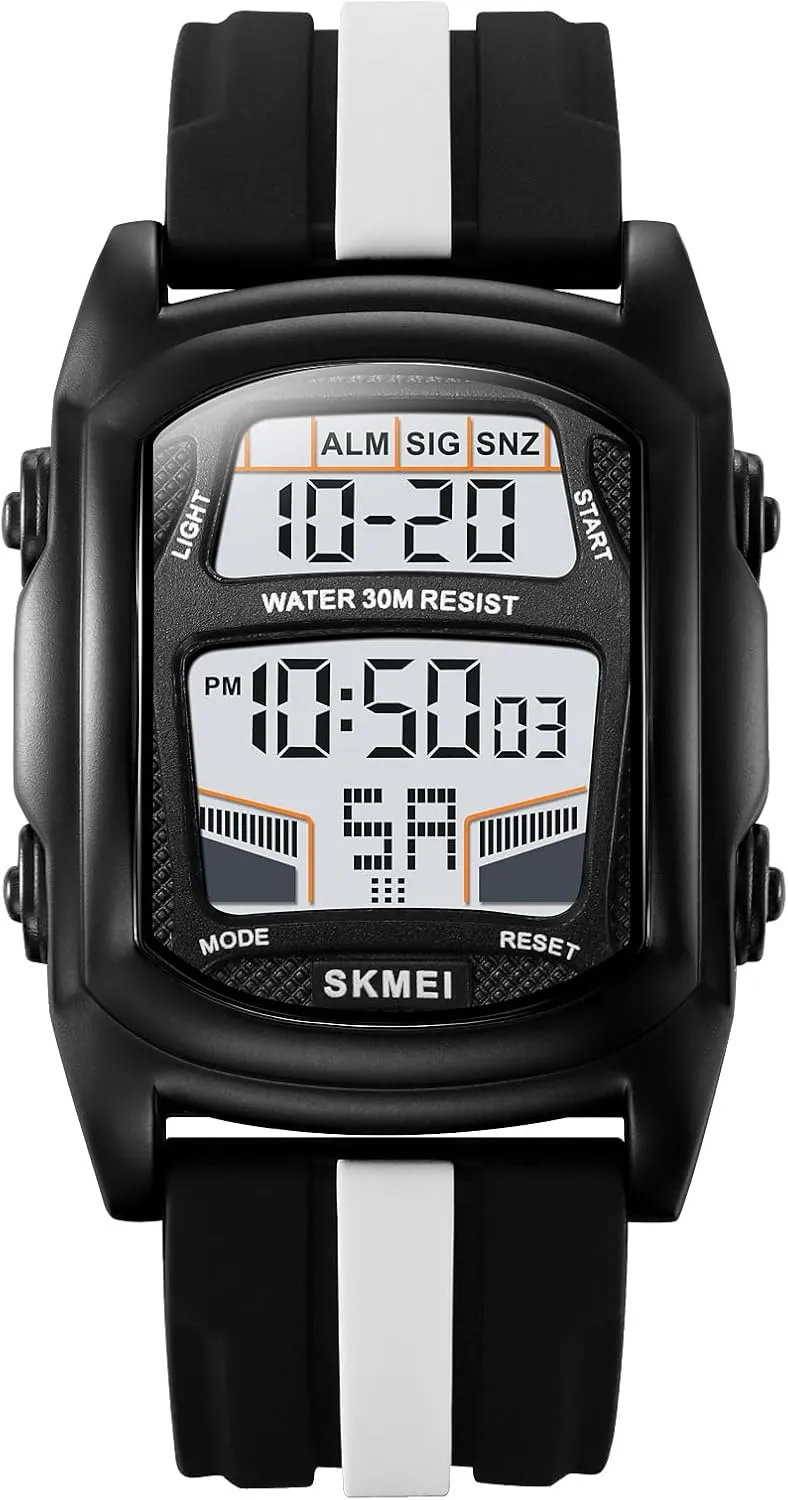 Waterproof LED Watches for Men with Stopwatch Countdown Dual Time Digital Watches Gosasa Creative Men's Digital Watch Car Shaped capillary coerce benefit seed Casual Sport 