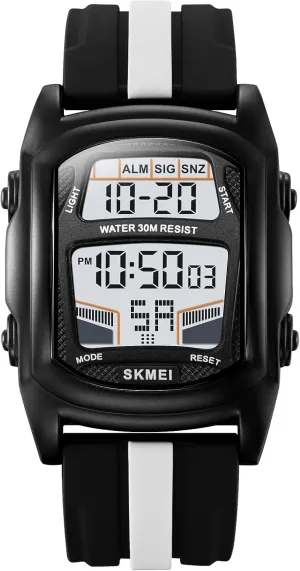 Waterproof LED Watches for Men with Stopwatch Countdown Dual Time Digital Watches Gosasa Creative Men's Digital Watch Car Shaped capillary coerce benefit seed Casual Sport 