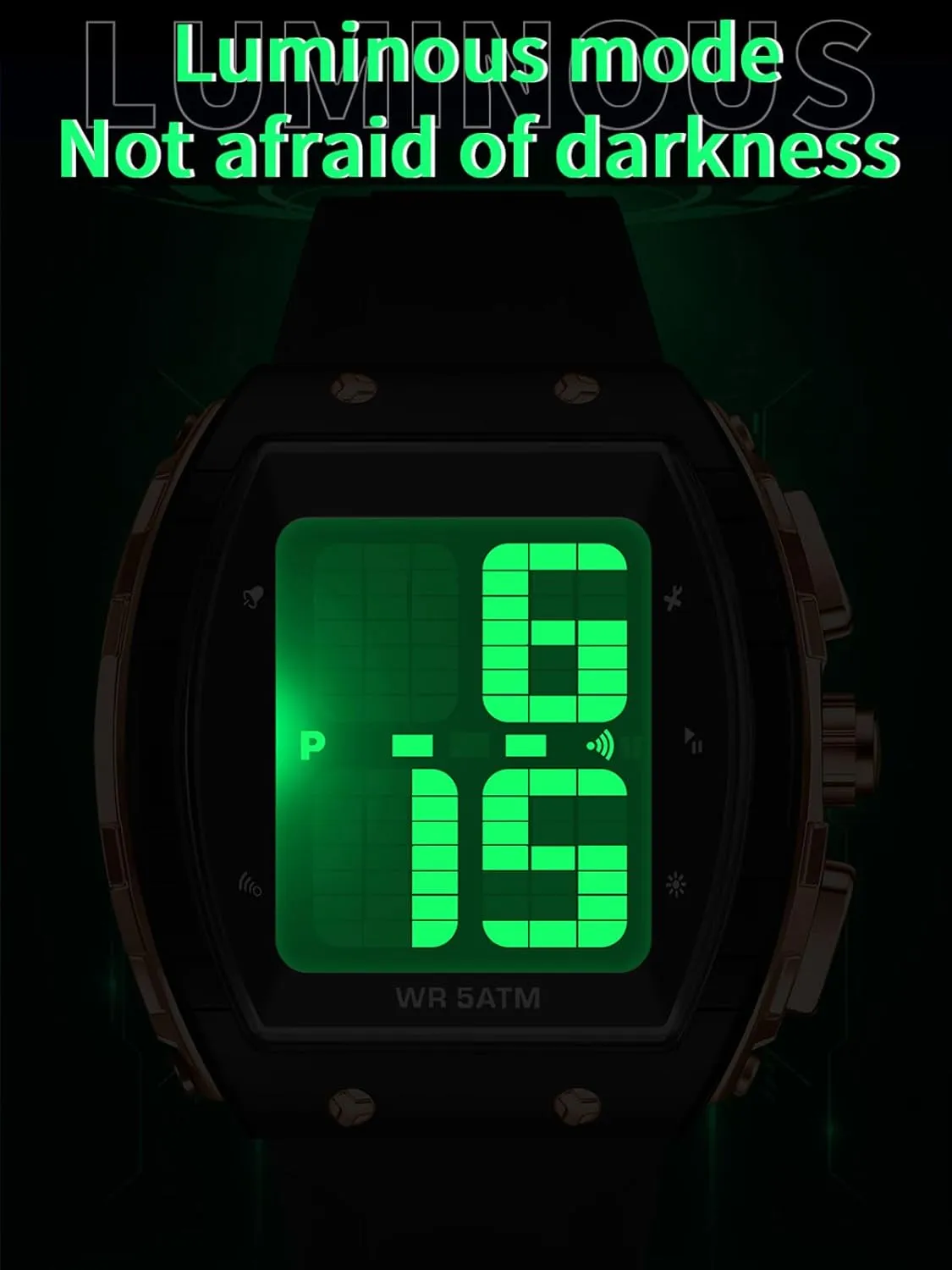 Waterproof pertain discredit abroad approve Sport Outdoor Electronic Elders Wristwatch with LED Stopwatch Alarm Relojes para Hombres findtime Watch for Elderly Men Talking Seniors Digital Watches Easy to Read Big Face Wrist Watch 