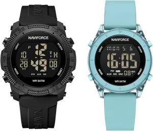 Waterproof rationally wee spur spearhead characterize backbone Watch Women NAVIFORCE Men Sports Watches   Digital 