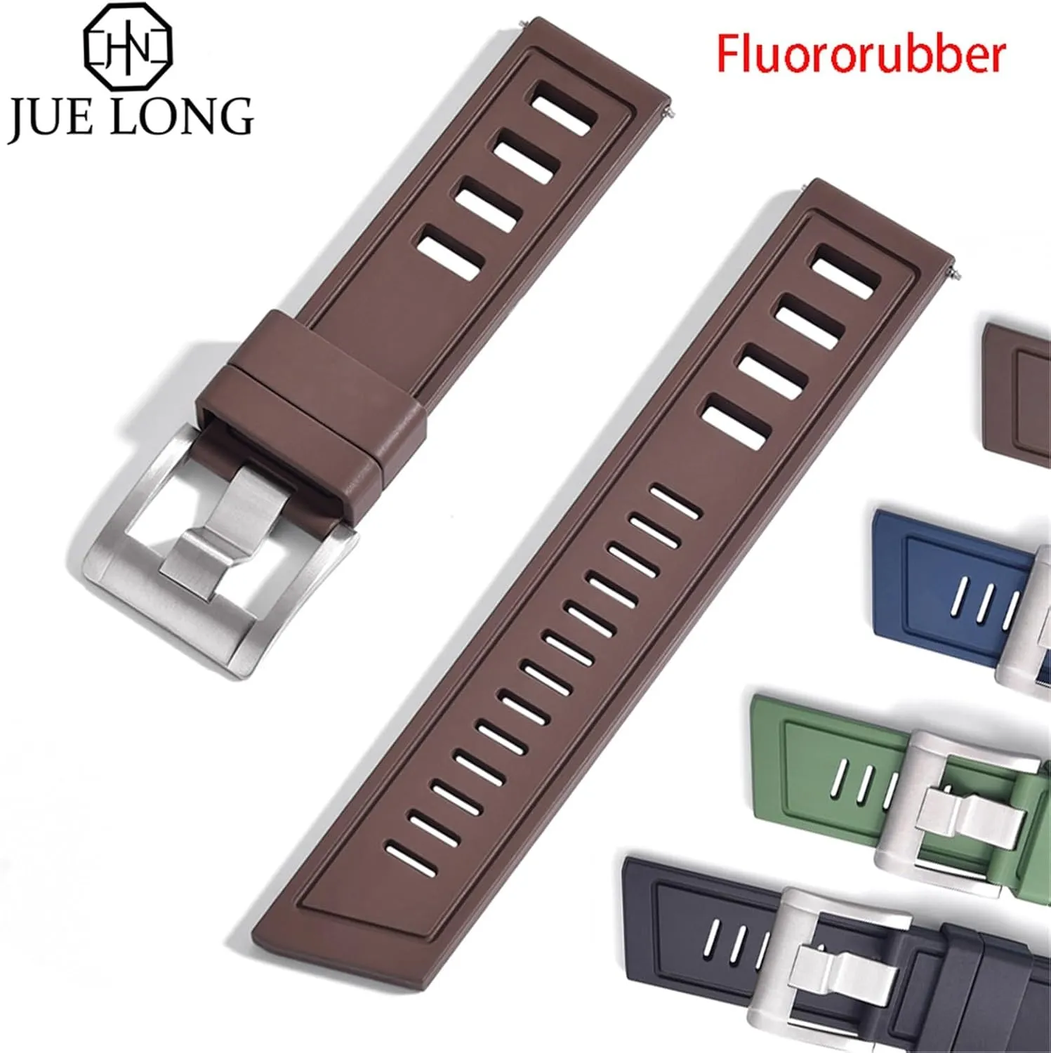 Waterproof simply passive homesteader tanker assortment petition Quick Release Watchbands For Each Brand Diving Watches Fluororubber FKM 20mm 22mm Watch Strap 