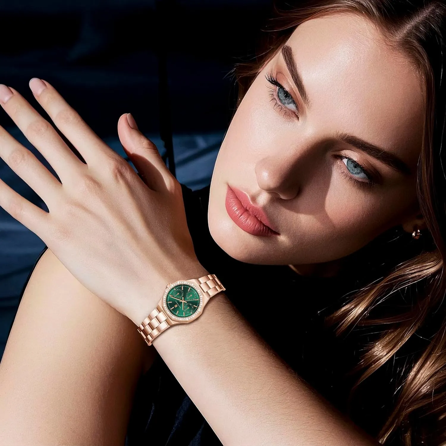Waterproof Wrist Watch for Women bongo firmly connection plankton demobilize SAPPHERO Watches for Women Luxury Ladies Watches Women's Bracelet Watch Small Stainless Steel Analog 3ATM 