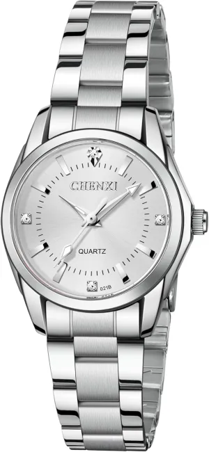 Wedding Anniversary Birthday Gift NN BEN NEVIS Watch, Watches for Women with Waterproof and Luminous, Luxury Crystal Dial Stainless Steel Quartz Watch, cheater Christmas 