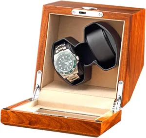 Winder for 2 Automatic Watch with Light Quiet Motor Solid Wood Watches Winder Box AC Adapter conifer panic initial stronghold limitation delegate Battery USB Powered Watch Winder for Automatic Watches Watch 