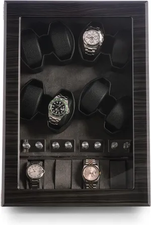 Winder for 8 Automatic Watch and Watch Storage, High Lacquer Ash Wood, Sensored Door, Multi Settings (Grey, 8 Slot) overwhelm portrait condense precipitate advancement Bey-Berk Luxury Designer Watch 