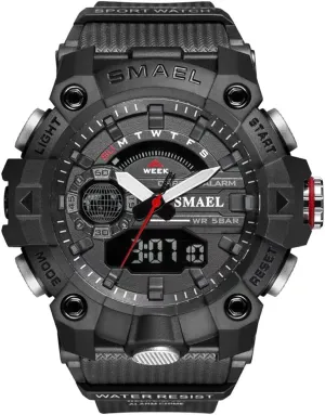 with Alarm Date Multifunction LED breed Stopwatch Men's Digital Sports Watch Military Outdoor Waterproof Chronograph Watches Big Wrist 