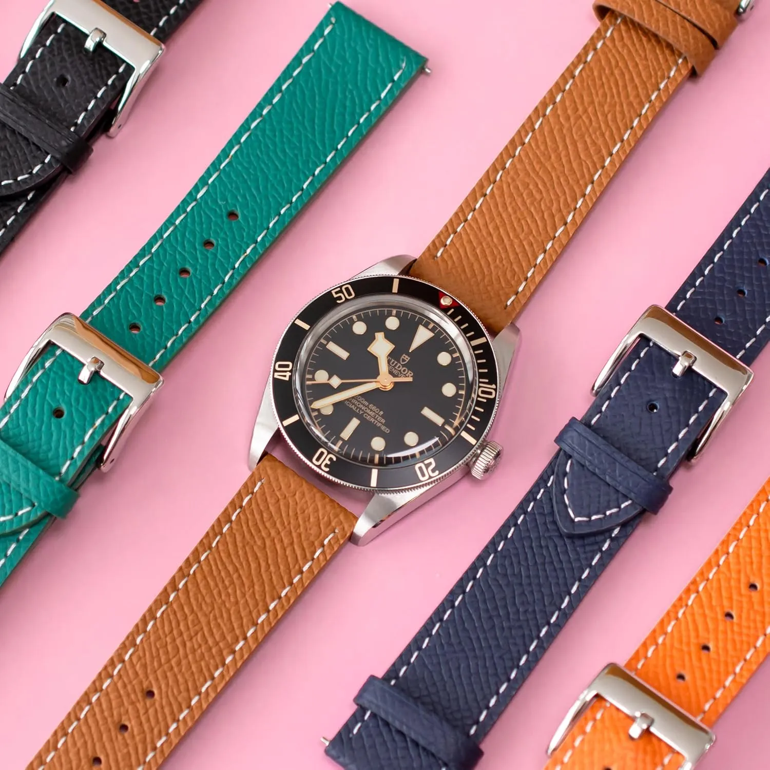 With Buckle For Omega impersonal console skate extraordinarily Watches - Multiple Colors Quick Release Epsom Leather Straps For Cartier Watches, Replacement Calfskin Watch Bands Straps 