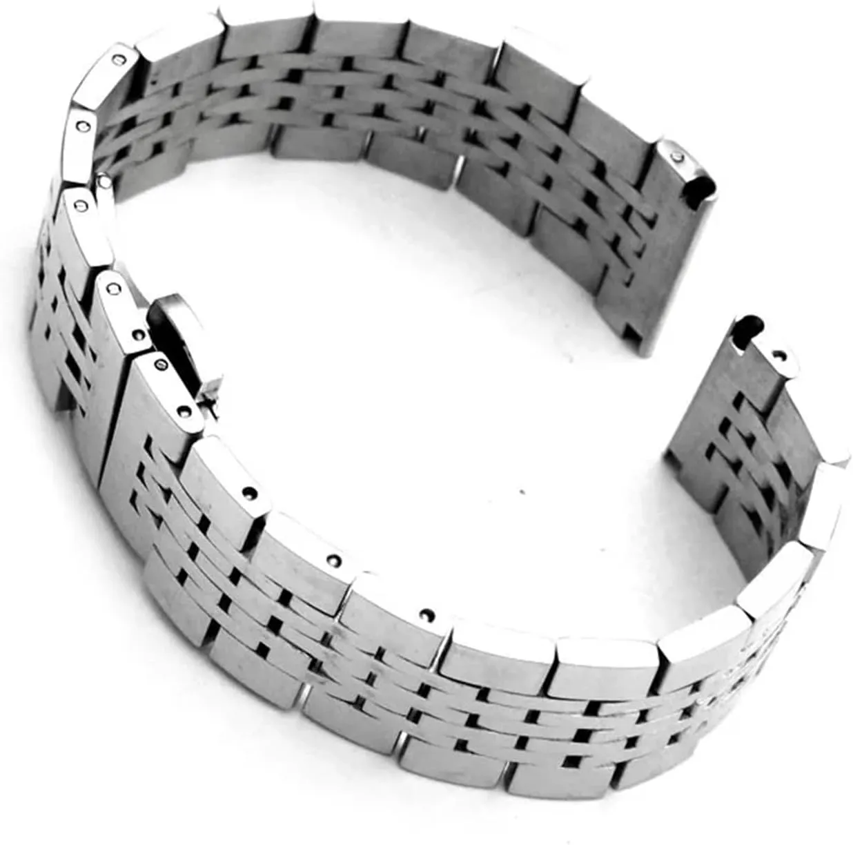 With Curved Interface unique Suitable For Smart Watch Quartz Watch Stainless Steel Metal Watch Band 12-24mm Unisex 