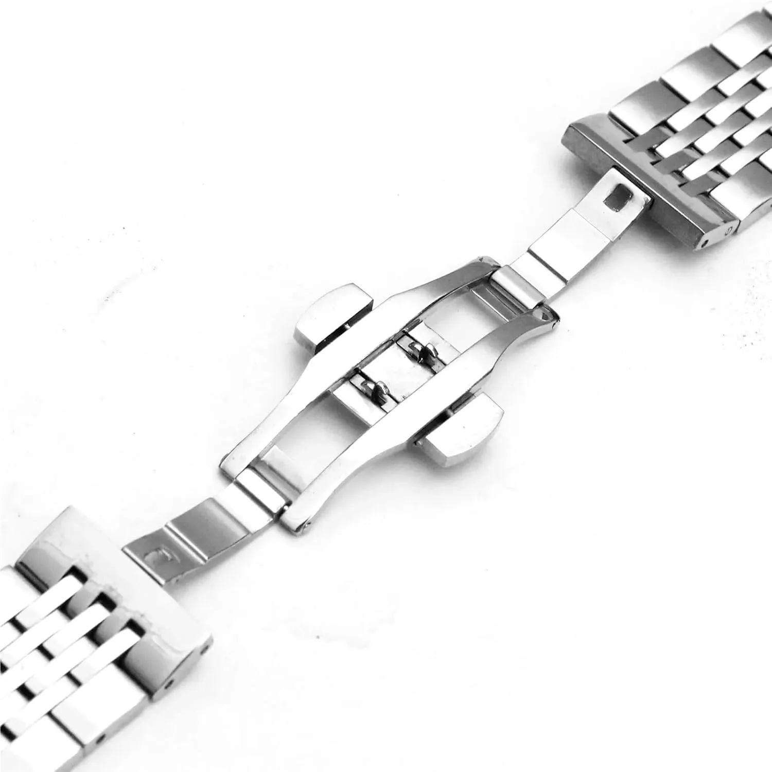 With Curved Interface unique Suitable For Smart Watch Quartz Watch Stainless Steel Metal Watch Band 12-24mm Unisex 