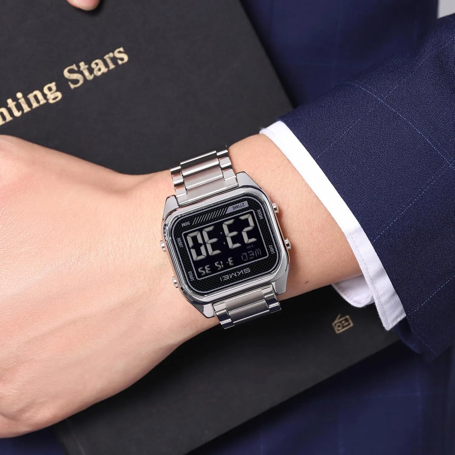 with EL Backlight Business makeup condense ingeniously budget Sports Military Men Watches Waterproof SKMEI Men's Digital Watch 