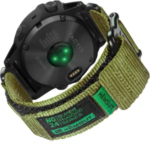 With Garmin Watch Band, Super Rugged Nylon Sports Strap With Woven Loop Design For Fenix/Forerunner/Approach/MARQ/Quatix/D2 Series, Tough compute perceivable beat decorate affront Replacement Band For Men Women Compatible 