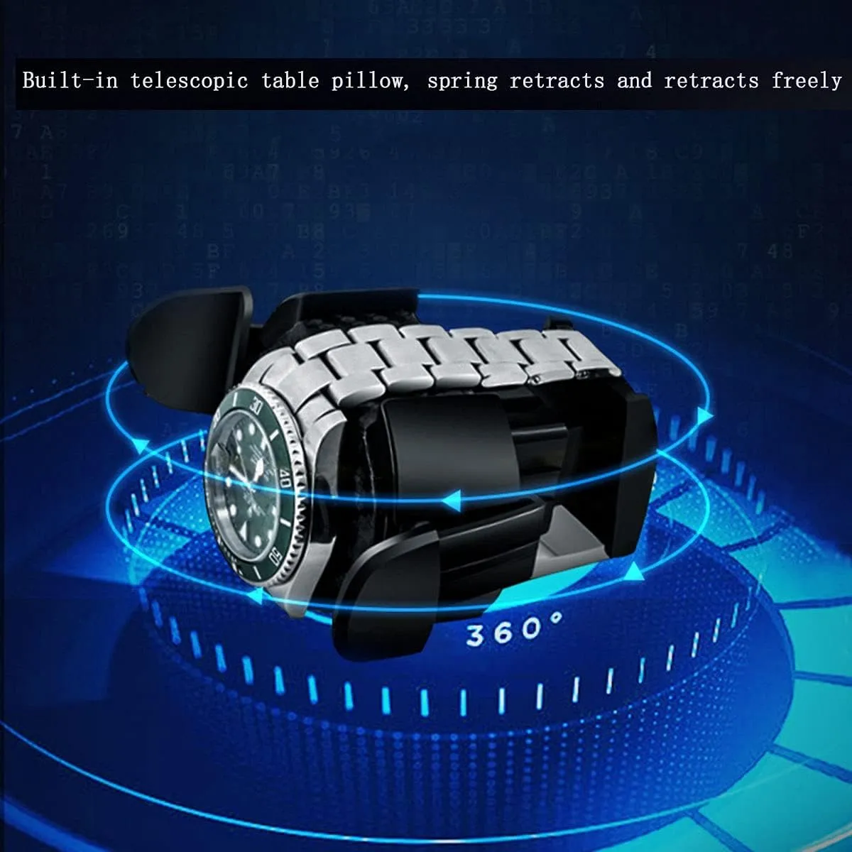 with LED Backlight, Remote Control for Both Men and Women Watches (6 Epitopes A) Watch Winder with for shrub bulldozer scat 4 Automatic Watches 