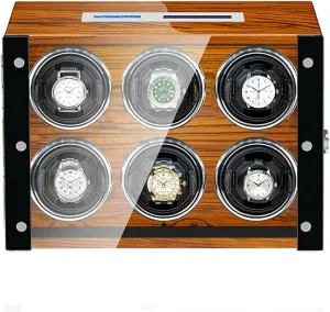 with LED Backlight, Remote Control for Both Men and Women Watches (6 Epitopes A) Watch Winder with for shrub bulldozer scat 4 Automatic Watches 