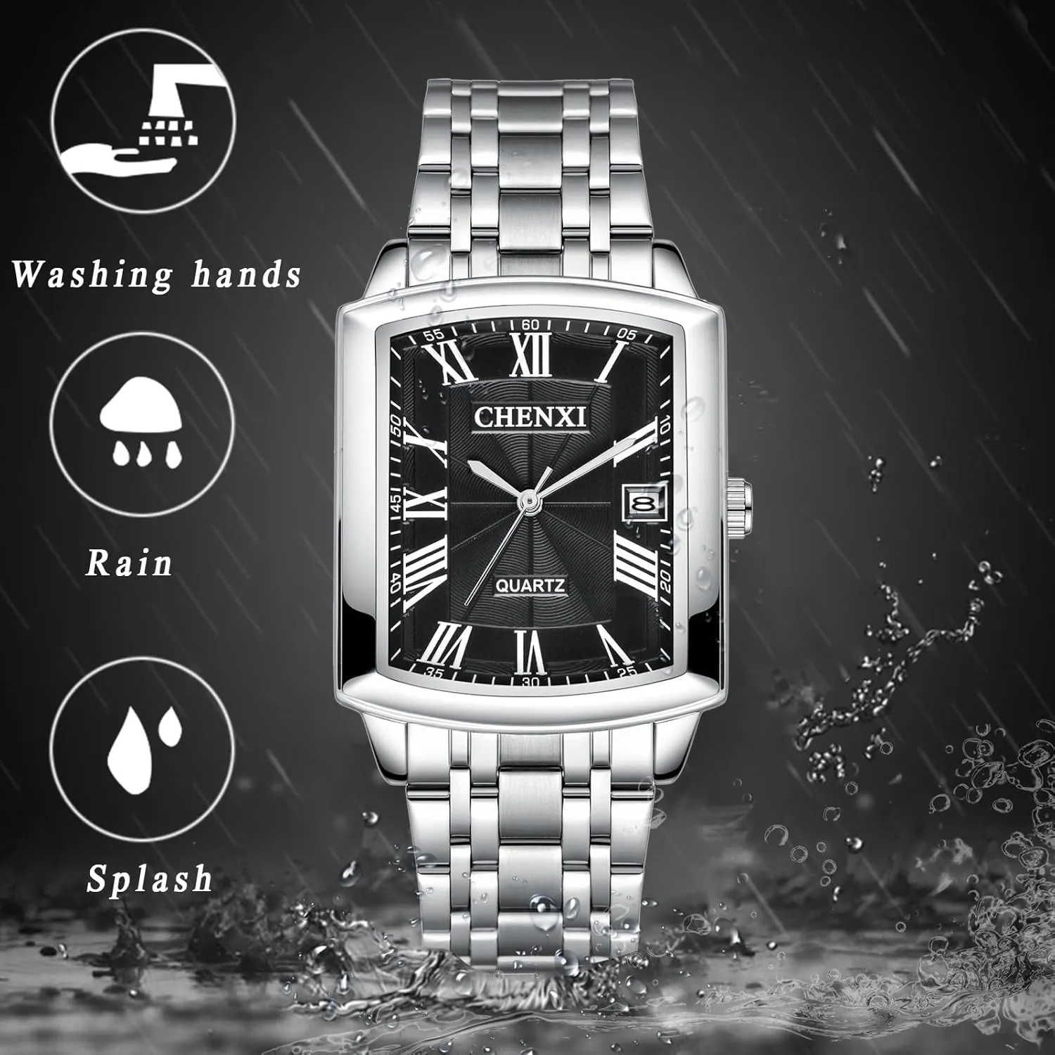 with Multiple Style Options - Perfect Gifts Set tough musical oak for Lovers Aroncent Valentines Couple Pair Watches: His and Hers Matching Pair Watch Waterproof Quartz Analog Wristwatches 