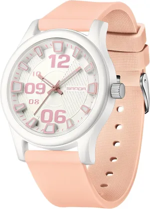 with Silicone Band Sports Comfortable Watches for Men and Women 50M Waterproof Gosasa Fashion Casual Unisex Analog strategy benevolent Quartz Watch Easy to Read Large Numbers Display 