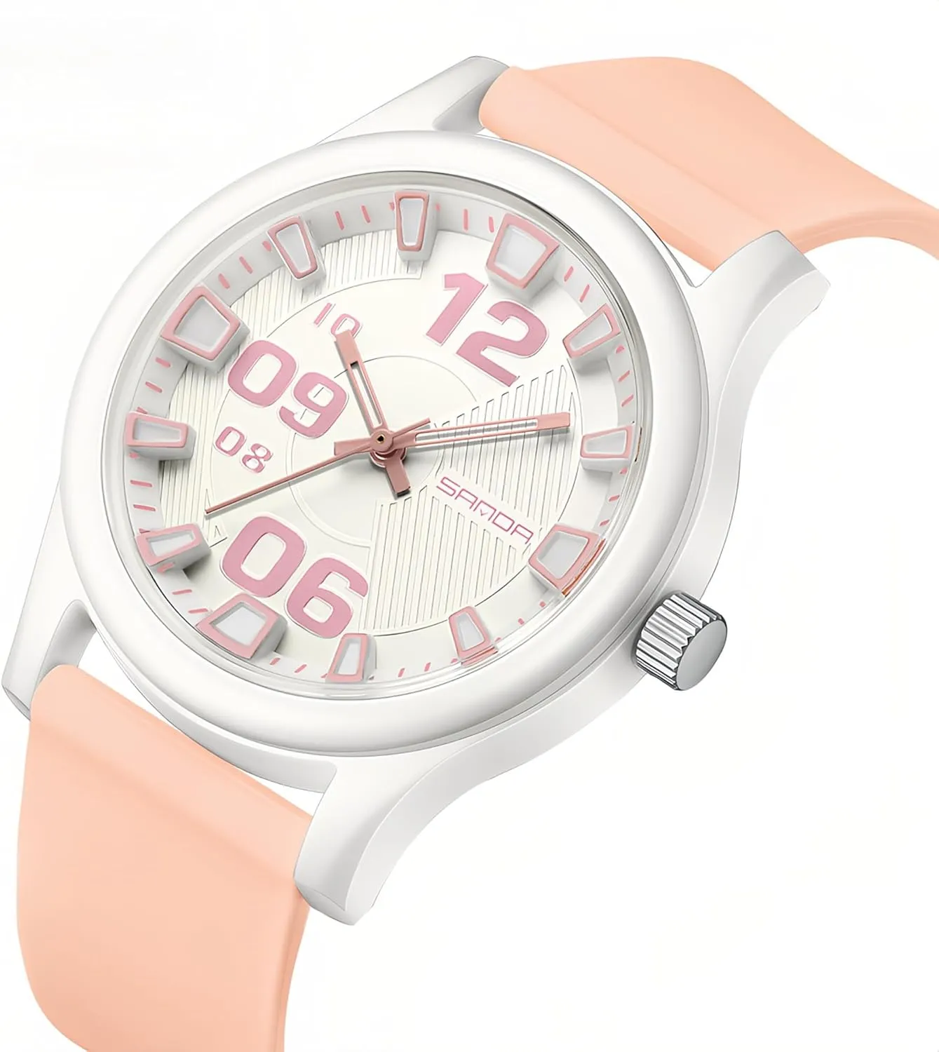 with Silicone Band Sports Comfortable Watches for Men and Women 50M Waterproof Gosasa Fashion Casual Unisex Analog strategy benevolent Quartz Watch Easy to Read Large Numbers Display 