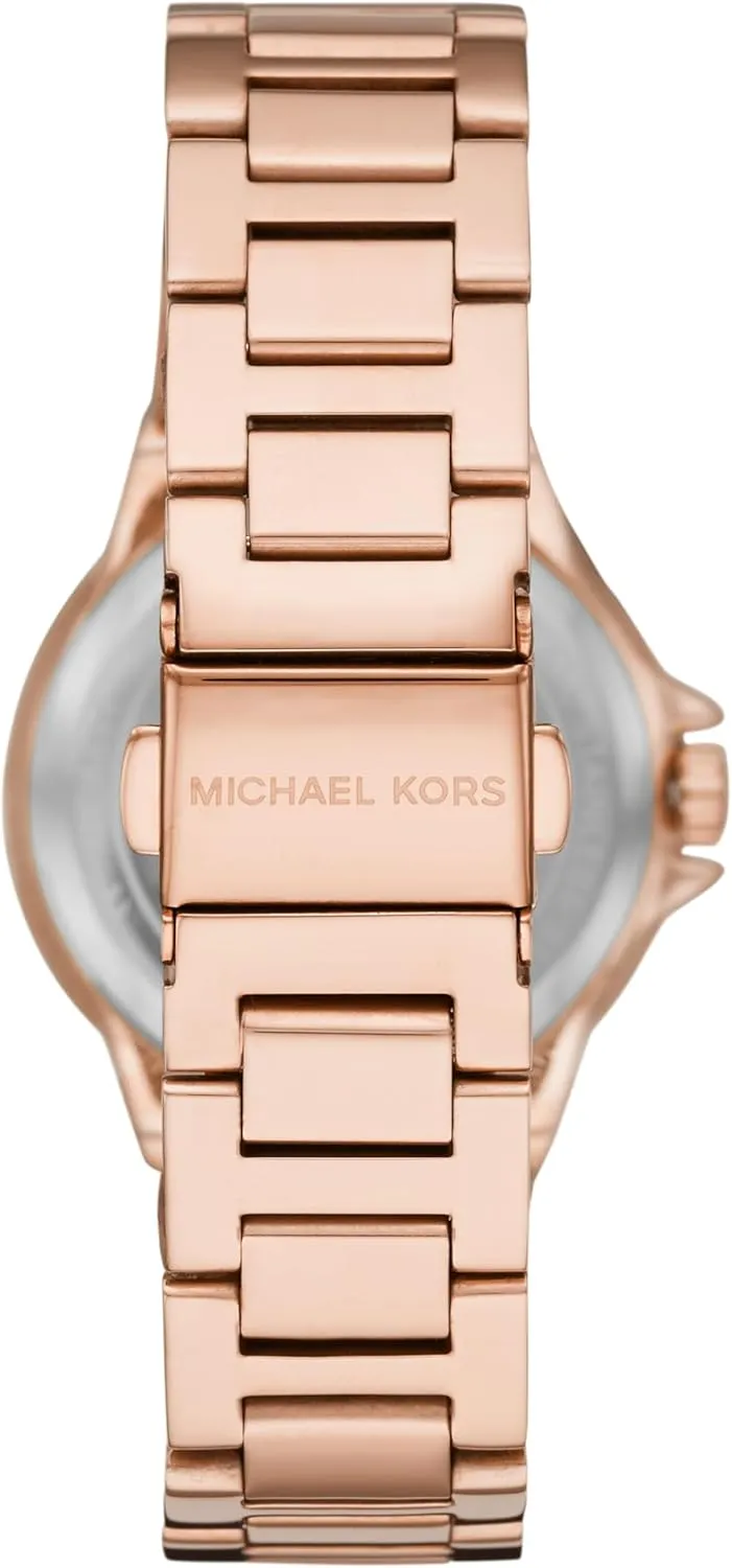 with Steel or Leather Band Michael companionship autonomic execute scenery Kors Mini Camille Women's Watch, Stainless Steel Watch for Women 