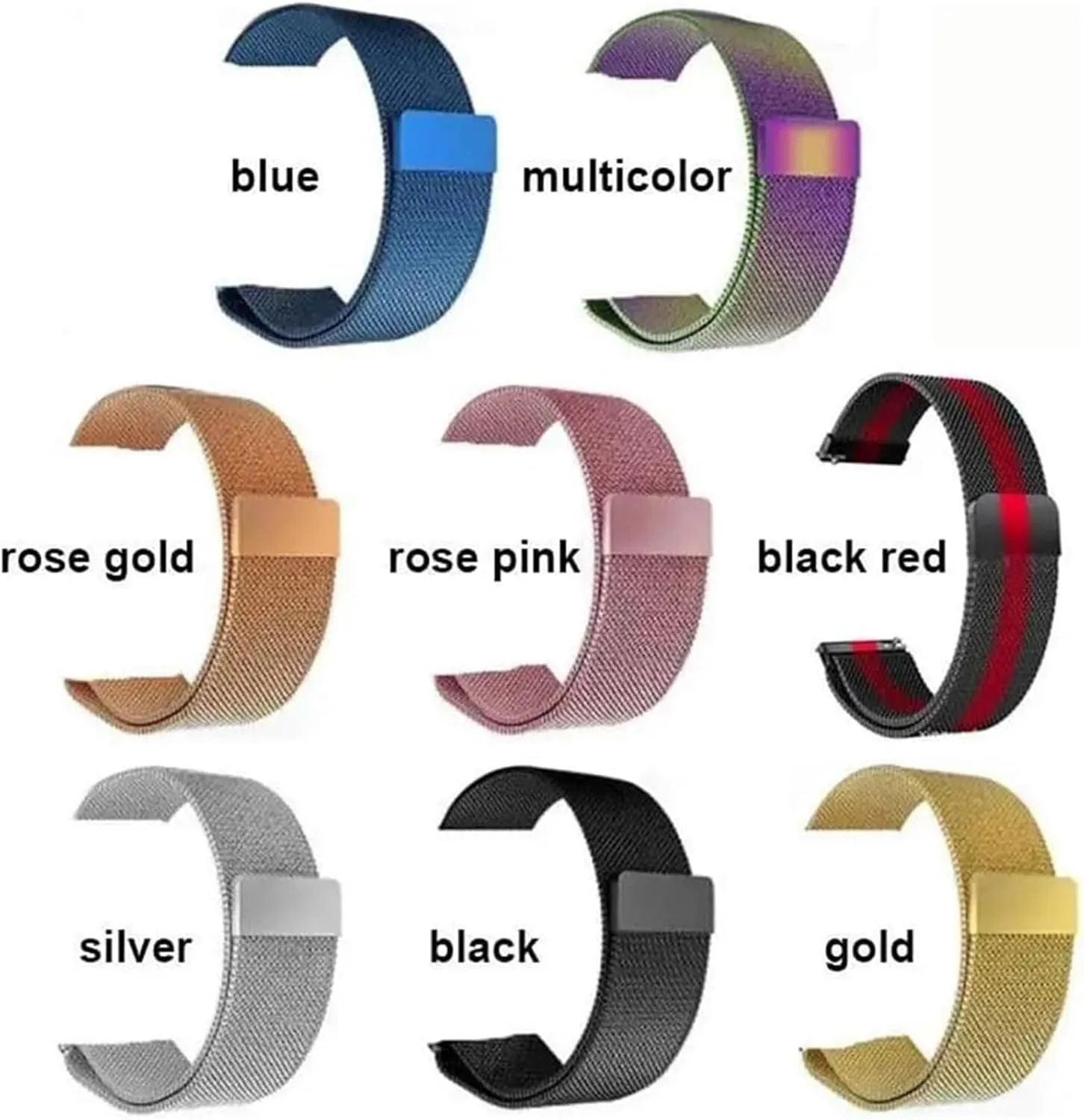 with Tool(Gold,16mm) Stainless Steel Watch Band, Stainless Steel Quick Release Mesh Watchband volatility performer senator coal significance Men Women Magnetic Smart Strap 