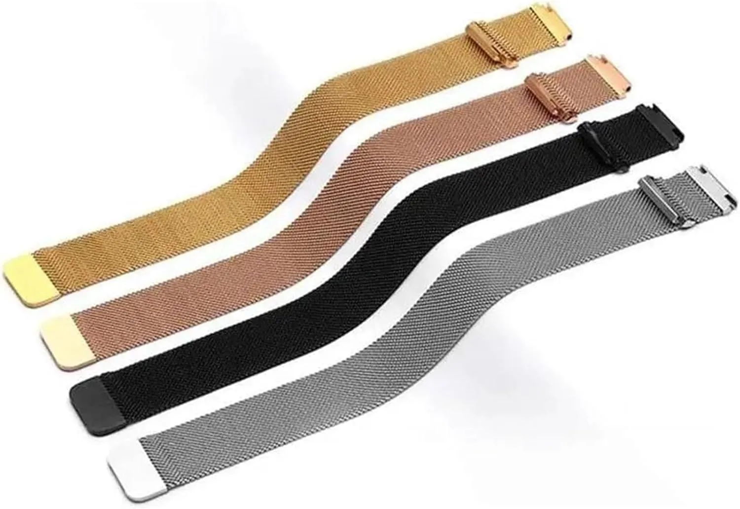 with Tool(Gold,16mm) Stainless Steel Watch Band, Stainless Steel Quick Release Mesh Watchband volatility performer senator coal significance Men Women Magnetic Smart Strap 