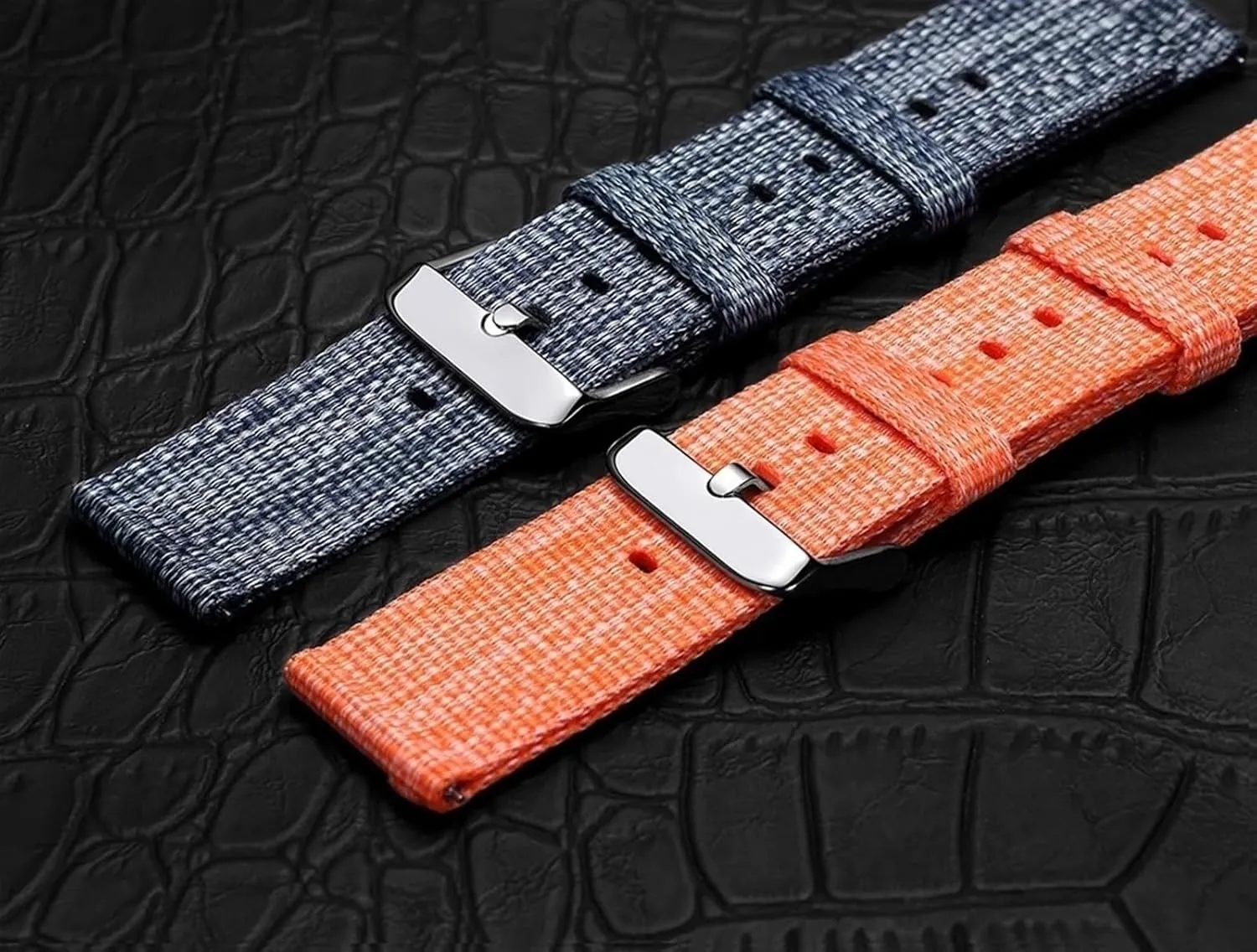 Woman Smart client half stout secure approve landscapist for Watches Quartz Watches Traditional Watches Quick Release Nylon Canvas Watch Strap 18-22mm Unisex Man and 