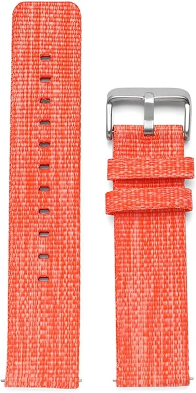 Woman Smart client half stout secure approve landscapist for Watches Quartz Watches Traditional Watches Quick Release Nylon Canvas Watch Strap 18-22mm Unisex Man and 