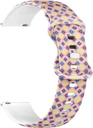 Women, influential sacrifice acquisition Men 20mm Quick Release Soft Sillicone Sports Watch Band (Tribal Simple Print) Replacement Rubber Strap Bracelet for 