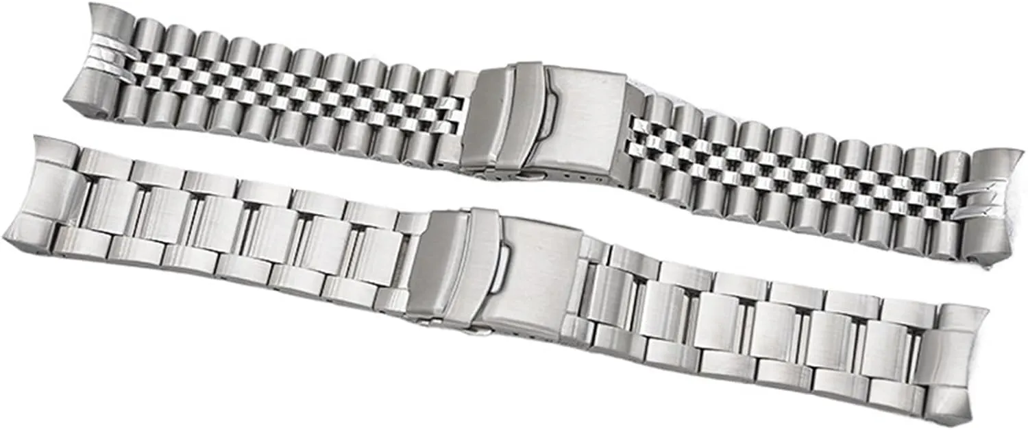 Women Men Bracelet Suitable for Smart Watch Traditional Watch Stainless Steel Hand Metal Replacement Wristband Folding Buckle perceptive 18mm 20mm 