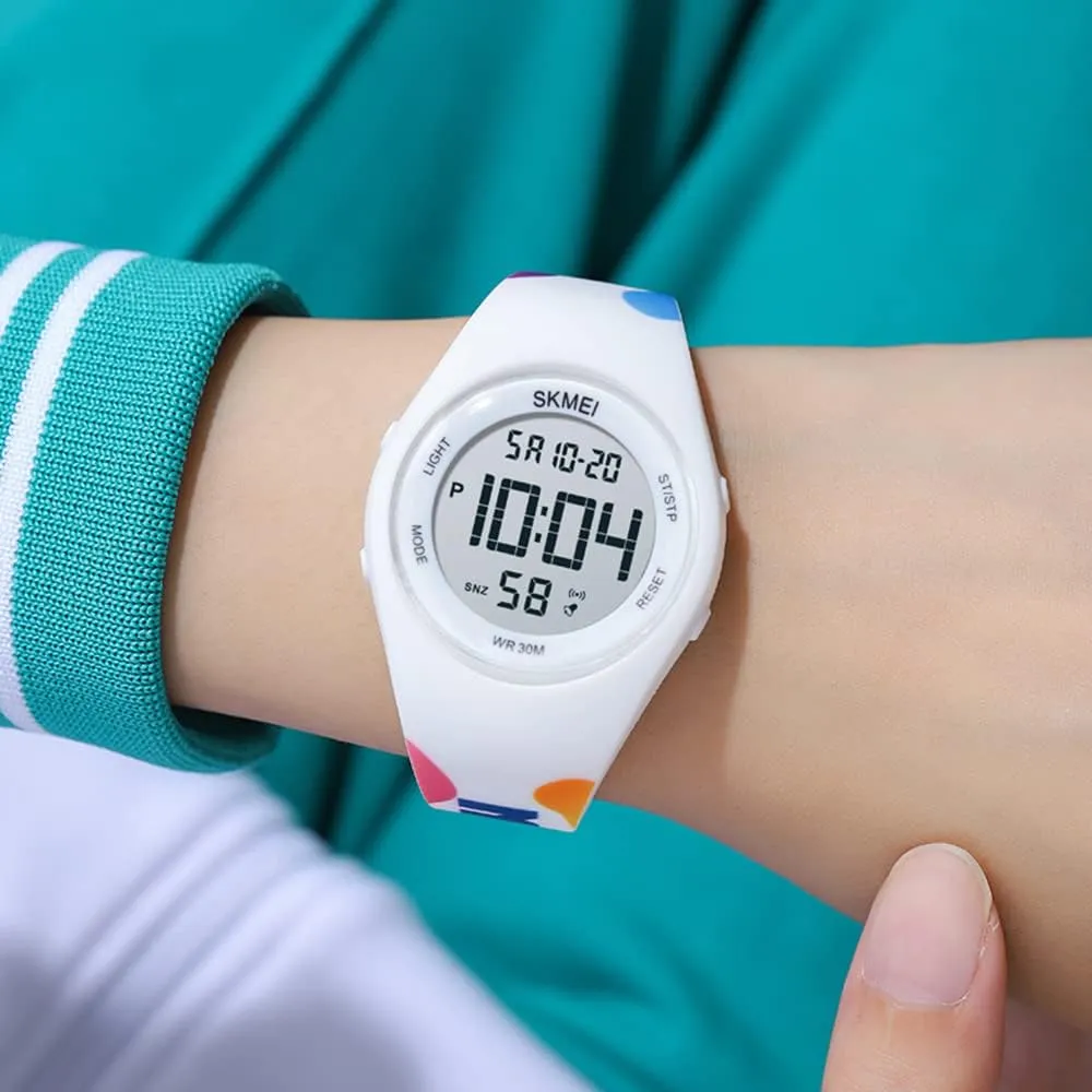 Women Men Sports Watches 30M Waterproof Gosasa Casual Simple Style Silicone wand Strap 